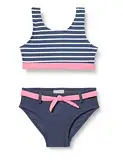 Playshoes Mädchen Uv-schutz Bikini Badeanzug Schwimmanzug Badebekleidung, Ringel, 134-140 EU