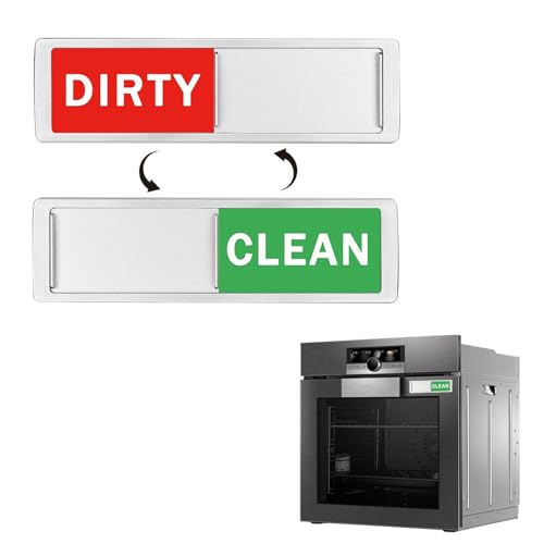 vcsjw Dirty Clean Dishwasher Magnet,Clean Dirty Dishwasher Sign,Spülmaschine Sauber Dreckig Schild,Spülmaschine Sauber Dreckig Schild,Geschirrspüler Küchenzubehör - Kitchen Gadgets