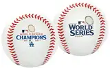 Rawlings Offizieller 2024 World Series Champions Los Angeles Dodgers | WS Champs Ball | White Vinyl Champions