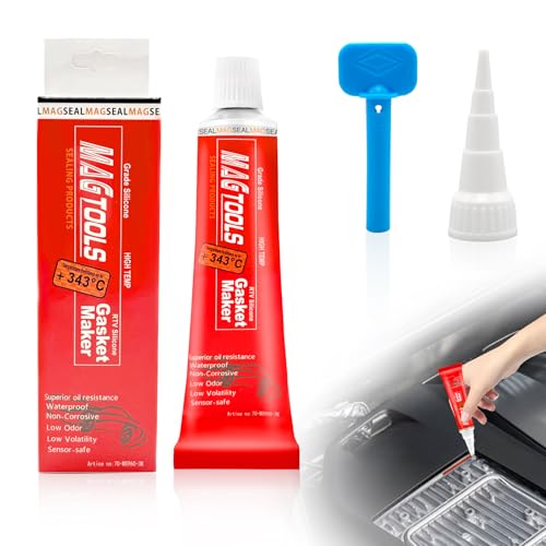 Pardofelis Dichtmasse Motor, 70ml Motordichtmasse Rot, Zylinderkopfdichtung Dichtmittel, Flüssigdichtung, Getriebe Motor Dichtung Ölwanne für Autos Motorräder Reparatur