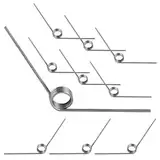 Qrity 10 Stück Torsionsfeder Aus Edelstahl 304, Torsionsfeder In V-Form, Mechanische Torsionsfedern, Außendurchmesser 5mm, 3 Runden, 120° Ablenkungsfeder