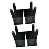 Gogogmee 2 Paar Touchscreen Fingerabdeckungen Daumenärmel Mobiles Gaming Touch Gaming Handschuhe Touch Finger Gaming Handschuhe Fahrhandschuhe Für Damen Gamer