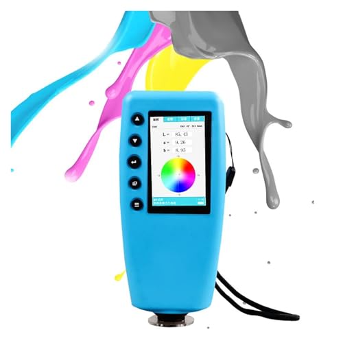 Farbanalysator, Kolorimeter, Digitaler Farbanalysator, Messgerät WR-10QC Farbanalysator, Kolorimeter Farbmessung Präzises LAB-Farbmessgerät E*a*b-Tester Für die Textil-, Druck- und Färbeindustrie