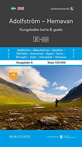 Adolfström Hemavan Kungsleden 5 1:50 000: Kungsleden Map & Guide (Outdoorkartan 50, Band 5)