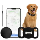 WDKXCN Hunde Tracker, Hundetracker, Mini GPS Tracker Hund, Haustier Tracker, Ohne Monatliche Gebühren für Standortverfolgung, Arbeit mit Find My, Not GPS Tracker - Nur Ios