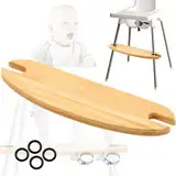 Antilop FußStüTze, High Chair Footrest, FußStüTze, Rutschfeste NatüRliche Bambus-Hochstuhl-FußStüTze Verstellbare Baby-Hochstuhl-ZubehöR