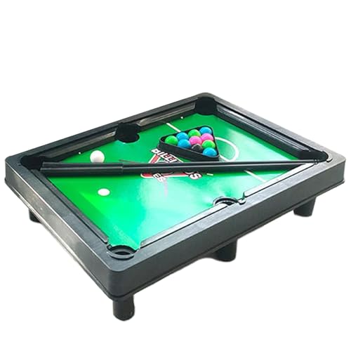 Billard-Tischspiel-Set, Billardtisch, tragbares Sportspielzeug, kompaktes Design, stabile Materialien, (kleine Größe), ideal für Büro, Zuhause, Kinder, Erwachsene, Spaß, einfache Einrichtung