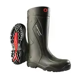 Dunlop C762933 S5 PUROFORT+ Unisex-Erwachsene Langschaft Gummistiefel, Dunkelgrün/Schwarz, 47 EU