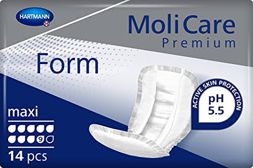 MoliCare Premium Form Inkontinenzeinlagen, 9 Tropfen maxi, 1x14 Stück