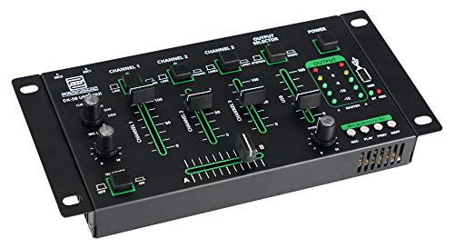 Pronomic DX-50 USB MKII 4-Kanal DJ-Mixer mit Bluetooth