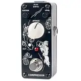 Sondery Kompressor Gitarre Bass Effektpedal - True Bypass, Steuerung durch Sustain-Level und Befestigung, Mini-Größe mit Kunstdesign