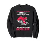 Bodenbelagskonstruktionen für Teppichbodenverleger Sweatshirt