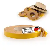 Korkstreifen selbstklebend, 5 m lang, 2 cm breit und 3 mm dick, zuschneidbar, Korkstreifen Dehnungsfuge, Hutband, Korkband, Kork selbstklebend, Hutverkleinerer selbstklebend – Made in Germany
