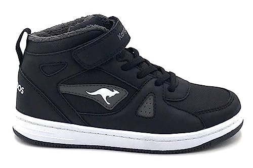 KangaROOS Unisex Kalley Ii Ev Sneaker, Jet Black Steel Grey, 40 EU