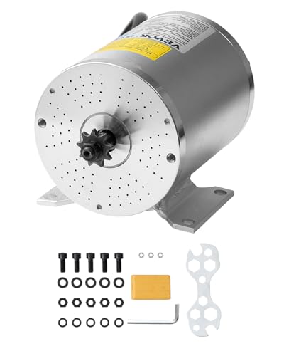 VEVOR 1800 W elektrischer bürstenloser Gleichstrommotor, 48 V 4500 U/min Go-Kart-Elektromotor, elektrischer Dirtbike-Motor für E-Bike, Motorrad, Roller, Heimwerker