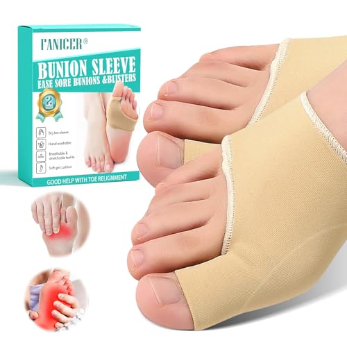 TCASENER 1 Paar Hallux Valgus Socken, Hallux Valgus Bandage für Männer und Frauen, Hallux Valgus Korrektur Bandage, Zehenspreizer Großer Zeh, Schutz des Zehenballen