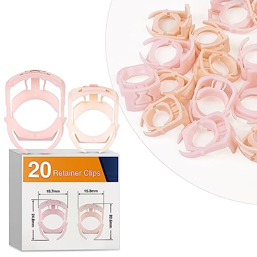 GOOACC 20 Stück Kraftstoffleitungs-Halteclips 5/16 Zoll und 3/8 Zoll Passend für Ford 7L3Z-9S317-A 7L3Z-9S317-B Pink Nylon kompatibel mit ausgewählten Ford-/Lincoln-Modellen