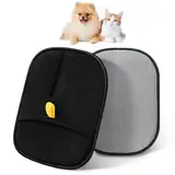 Gaforexlo Fellmagnet Handschuhe Doppelseitig für Hunde & Katzen – Atmungsaktive Haustierhaarentferner mit Anti-Statik-Funktion, Wiederverwendbar zur Fellpflege im Alltag(2 pcs)