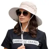 Sonnenhut Damen Faltbar,Sonnenhüte für Damen Atmungsaktiv Wanderhut Unisex Sonnenhut Damen Faltbar UV Schutz,Safari Hut Geeignet für Outdoor Wandern Camping Angeln