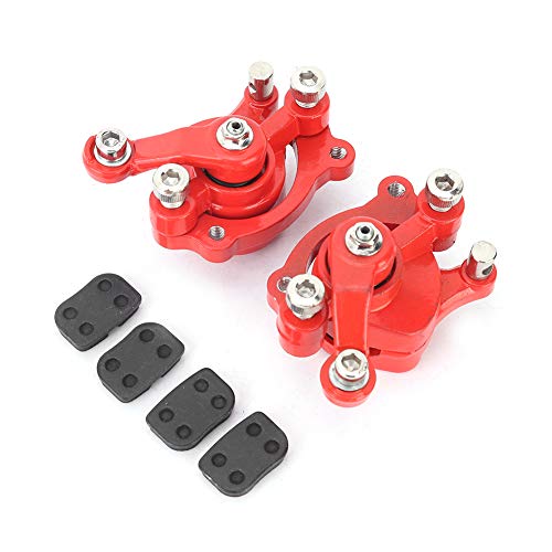 Roter vorderer hinterer Scheibenbremssattel Ersetztes Pad Fit für chinesische Mini Moto Kid ATV Quad 43cc 47cc 49cc