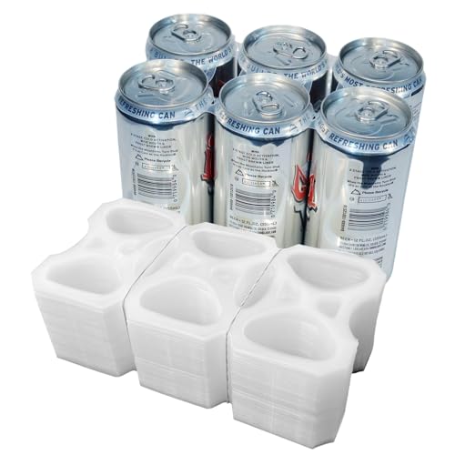 1000 Ringe, vorgeschnitten (kein Schneiden erforderlich), universell passend für alle 340 ml Bierdosen, Likörläden, Fachgeschäfte und Lebensmittelgeschäfte, LDPE-Polyethylen-Dichtungsring mit