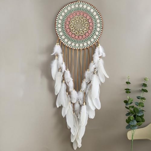 Traumfänger für Schlafzimmer, Boho-Traumfänger, Wanddekoration mit hängendem Ornament für Kinder, Jungen, Mädchen, Erwachsene, Wandbehang Dekor für Heimdekoration, Hochzeit, Party, Segensgeschenk