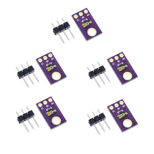 5 Stück TEMT6000 Lichtsensormodul Umgebungslicht Analoges Lichtintensitätserkennungs modul