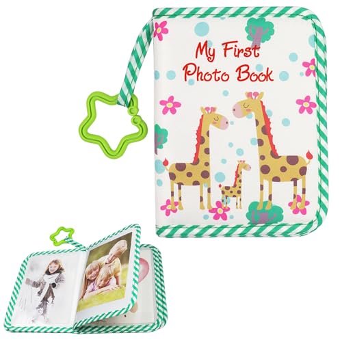 Fotobücher für Kleinkinder,Baby Fotoalbum,Fotobuch aus Weichem Stoff,Baby Stoffalbum,Erstes Fotoalbum aus Weichem Stoff,Stoff Fotobuch,Fotoalbum zum Wachstum des Babys Tokaneit (Blau)