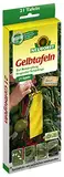 Neudorff Gelbtafeln (kleinformatig) – Gegen kleine fliegende Schädlinge wie Trauermücken und Weiße Fliegen, insektizid frei, geruchlos, 21 Stück