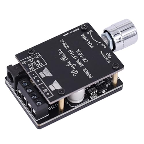 1 PCS Bluetooth-Verstärkerplatinenmodul 2x50W Digital Stereo für Audio Amp Board 5V-24V für Audio Verstärker Modul Power Amplifier für Home Theater Lautsprecher