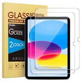 SPARIN 2 Stück Schutzfolie für iPad 10. Generation 2022, 9H Härte Schutzglas Displayfolie Panzer Schutz Glas für iPad 10 Folie, 10,9 Zoll