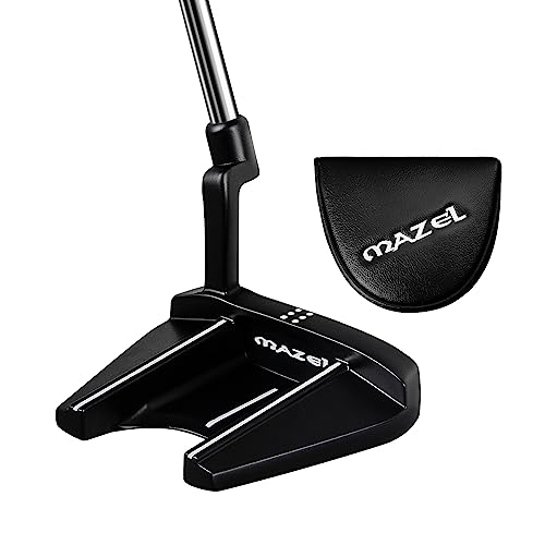 MAZEL Golf-Putter für Herren, rechte Hand, 89,9 cm, MP-002 Double Bend Face Balance Mallet Putter (MP-001)