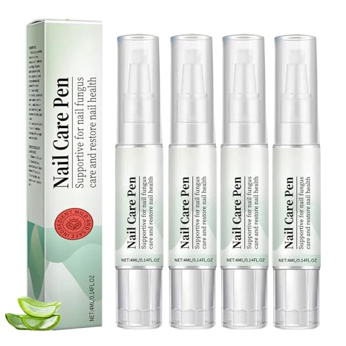 Health Routin Nail Care Pen - Das Original, Nail Care Pen Nagelpilz Stift Österreich, Für Gepflegte Fingernägel & Fußnägel, Nagelwachstum FöRdern Mit Teebaumöl, Vitamin E & Aloe Vera (4 Stück)