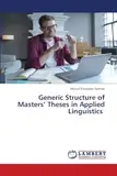 Generic Structure of Masters¿ Theses in Applied Linguistics: DE