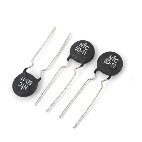 sourcing map 3 Pcs NTC 5D-11 Temperatur Empfindlichkeit Leistung Thermistor