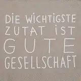 Serviette "Die wichtigste Zutat"