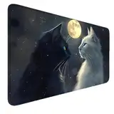 MTG Spielmatte mit Zonen genäht Kanten, rutschfeste Gummi Boden MTG Spielmatten, Glatte Gummioberfläche Schlacht TCG Spielmatte 24“ x 14“ Halloween Mauspad MTG Matten + Aufbewahrungstasche