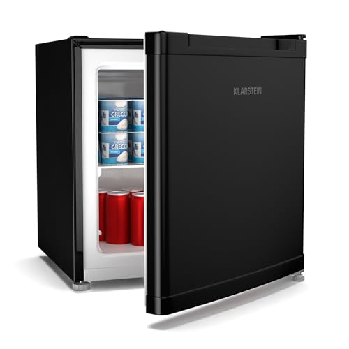 Klarstein Irene Mini-Gefrierschrank, 31L Kühl-/Gefrierkombination, Temperatur -24 °C bis 10 °C, Energieeffizienz C, Leise 38 dB, Kompaktes Design Für Kleine Räume, Mini-Tiefkühlschrank