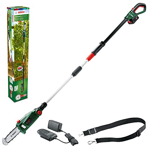 Bosch Akku Hochentaster UniversalChainPole 18 (2x 2.5 Ah Akku, 18 Volt System, im Karton)