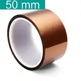 Youmile 5 Größe 5mm 10mm 20mm 30mm 50mm 30m / 100ft BGA Hochtemperatur-Film Hitzebeständiges Polyimid-Kapton-Band Gold, das klebrig ist