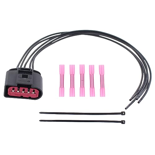 Luftmassenmesser Anschlusskabel Stecker Kabel Kabelbaum für Transporter T5 Golf 4 Pa-ssat Beetle Shar-an Toua-reg A3 A4 A6 A8 Alhambra Leon Fabia Oc-tavia W202 W203 W210 W211 W163 R170 W639 Sprinter