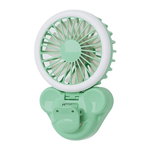 Tragbare Handheld-einfache Ventilator-Fülllicht-USB-Ladeklemme, Nachtlicht, Selfie-Licht, Mini-Ventilator-Clip, Handy-Live-Lampe