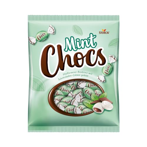 Mint Chocs – 1 x 425g – Pfefferminz-Bonbons mit Schokoladencreme-Füllung