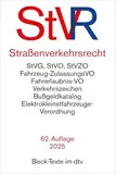 Straßenverkehrsrecht: Straßenverkehrsgesetz, Straßenverkehrs-Ordnung mit farbiger Wiedergabe der Verkehrszeichen, Straßenverkehrs-Zulassungs-Ordnung, ... und (Beck-Texte im dtv)