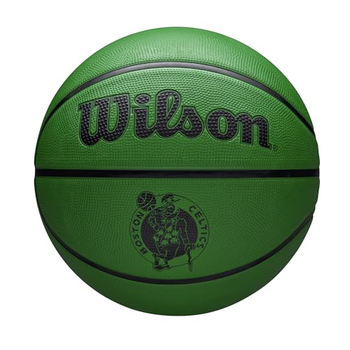 Wilson NBA Team Tribute SOLID BSKT BOS Celtic 5, Gelb