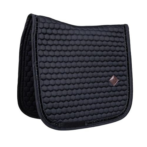 Kentucky - Schabracke Glitzer Band Dressur schwarz