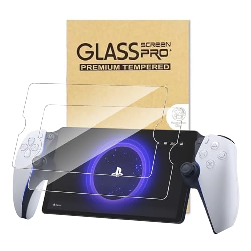 Fourmor 2packs Displayschutz für Sony Playstation PS5 Portal 8 Zoll, Anti-Kratzer, Anti-Fingerabdruck, 9H Härte [HD Klarheit] Anti-Kratzer Blase frei für Sony Playstation PS5 Portal 8 Zoll 2023.