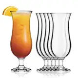 Sahm Hurricane Cocktail Gläser Set 6 STK - 430ml Cocktail Longdrinkgläser Set - Ideal als Barkeeper Set, Milchshake Glas oder als Eisbecher Glas