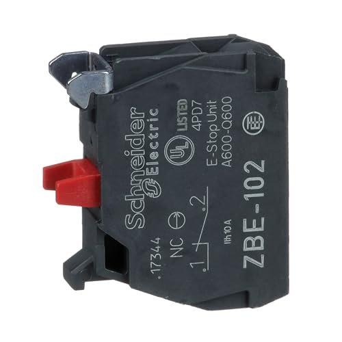 Schneider Electric | ZBE102 - Hilfsschalterblock, ZBE 22mm, 1Ö, MENGE: 5