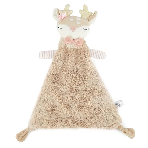 Bieco Schmusetuch REH Ella | Schnuffeltuch Baby| Kuscheltier Schmusetuch Mädchen Geschenk zur Geburt Neugeborenen Baby Kuscheltuch 0 Monate